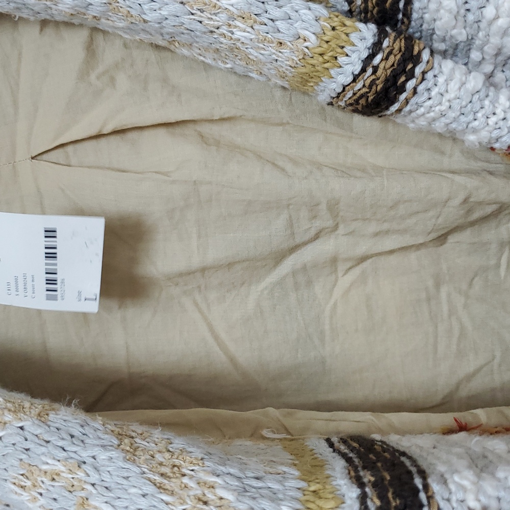 Free People Painted Desert Sweater Coat/Neutral - Picture 13 of 16
